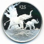 Virgin Islands, 25 долларов, 1993