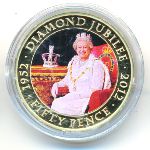 Джерси, 50 пенсов (2011 г.)