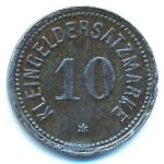 Бинген-на-Рейне., 10 пфеннигов (1918 г.)