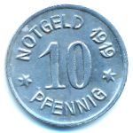 Бинген-на-Рейне., 10 пфеннигов (1919 г.)