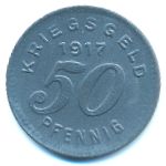 Бармен., 50 пфеннигов (1917 г.)
