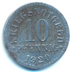 Брауншвейг., 10 пфеннигов (1920 г.)