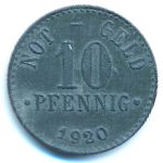 Брауншвейг., 10 пфеннигов (1920 г.)