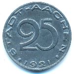 Ахен., 25 пфеннигов (1921 г.)