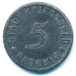 Кирхгайм-унтер-Тек., 5 пфеннигов (1917 г.)
