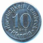 Лембек., 10 пфеннигов (1919 г.)