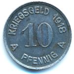 Люденшайд., 10 пфеннигов (1918 г.)