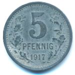 Изерлон., 5 пфеннигов (1917 г.)