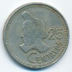 Гватемала, 25 сентаво (1987 г.)
