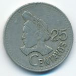 Гватемала, 25 сентаво (1992 г.)