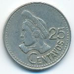 Гватемала, 25 сентаво (1993 г.)