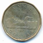 Canada, 1 dollar, 2007