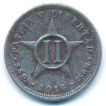 Cuba, 2 centavos, 1916