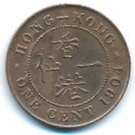 Hong Kong, 1 cent, 1904