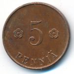 Финляндия, 5 пенни (1918 г.)