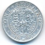 Великобритания, 1 шиллинг (1895 г.)