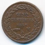 Монако, 5 сентим (1837 г.)