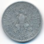 Пруссия, 1 талер (1867 г.)