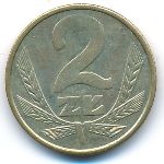 Poland, 2 zlote, 1987