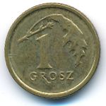 Poland, 1 grosz, 2014