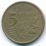Poland, 5 groszy, 2007