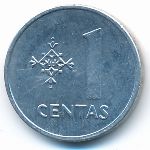 Литва, 1 цент (1991 г.)