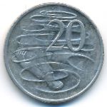 Австралия, 20 центов (2010 г.)