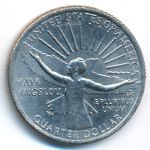 USA, Quarter dollar, 2022