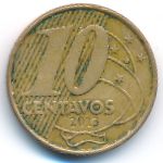 Бразилия, 10 сентаво (2013 г.)