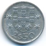 Portugal, 2,5 escudos, 1977
