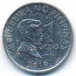 Philippines, 1 piso, 2010
