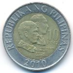 Philippines, 10 piso, 2010