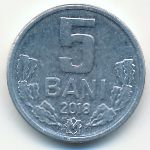 Moldova, 5 bani, 2018