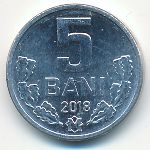Moldova, 5 bani, 2018