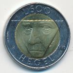 San Marino, 500 lire, 1996
