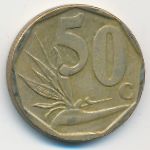 South Africa, 50 cents, 2010