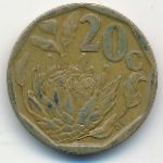 ЮАР, 20 центов (1995 г.)