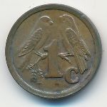 ЮАР, 1 цент (1992 г.)