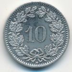 Switzerland, 10 rappen, 2011