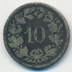 Switzerland, 10 раппенов