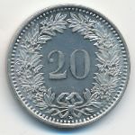 Switzerland, 20 rappen, 2012