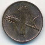 Switzerland, 1 rappen, 1970