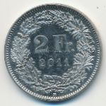 Switzerland, 2 francs, 2011