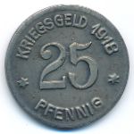 Кобленц., 25 пфеннигов (1918 г.)