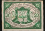 Нотгельды Австрии, 20 геллеров (1920 г.)