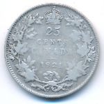 Канада, 25 центов (1921 г.)