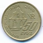 Argentina, 50 centavos, 2000