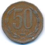 Чили, 50 песо (1995 г.)
