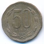 Чили, 50 песо (1998 г.)