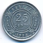 Belize, 25 cents, 1994